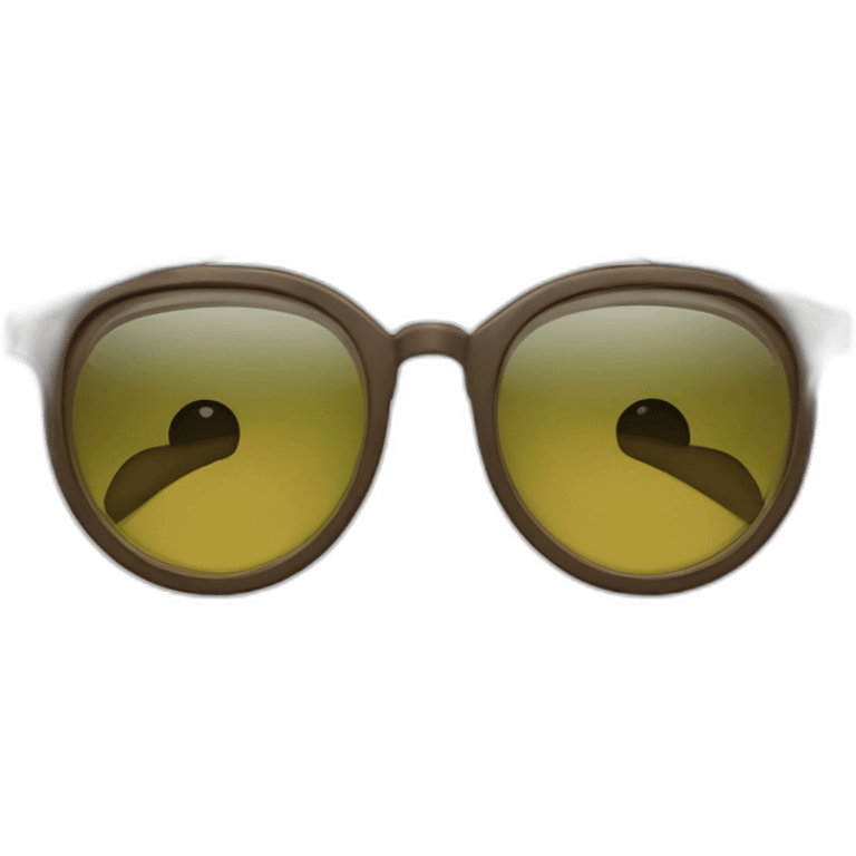 jardinier lunettes rondes emoji