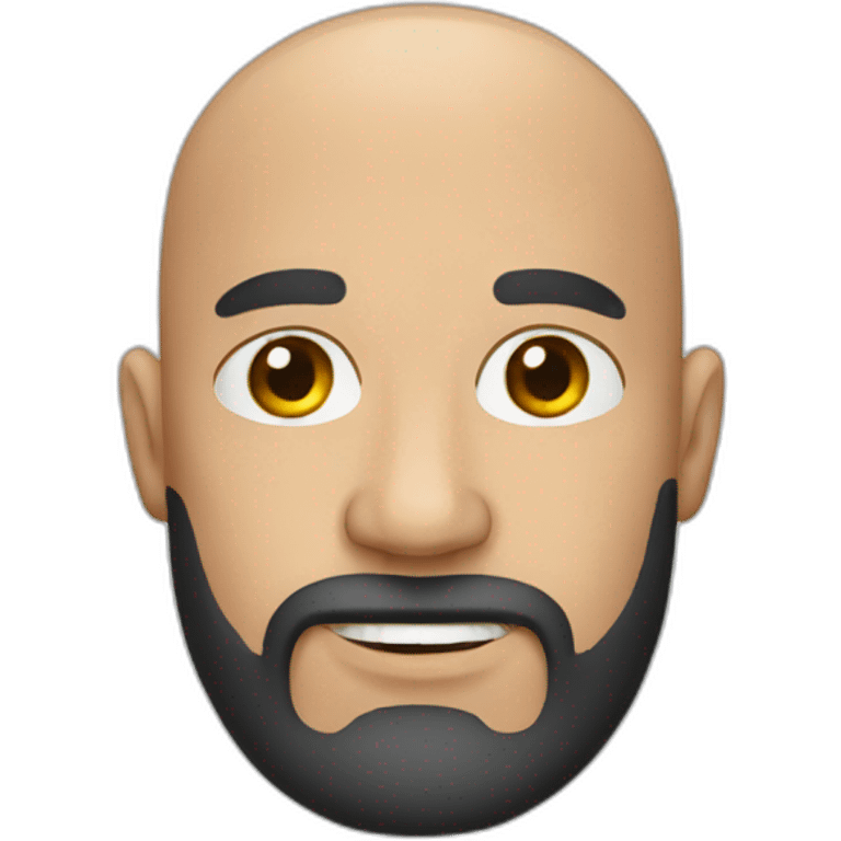 bald man with beard emoji