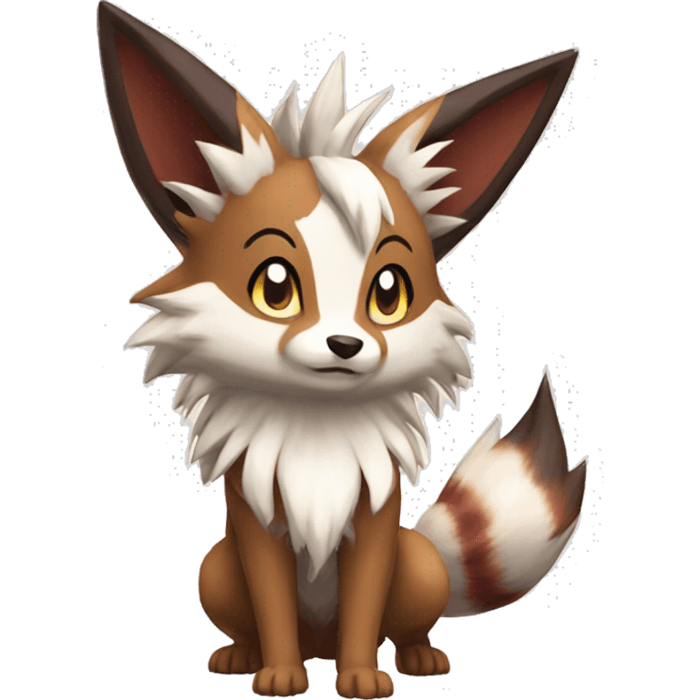 Lycanroc Eevee Furret Zigzagoon emoji