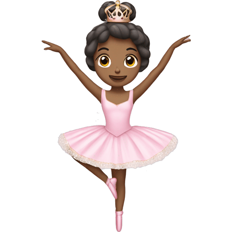 Pastel pink Nutcracker ballerina emoji