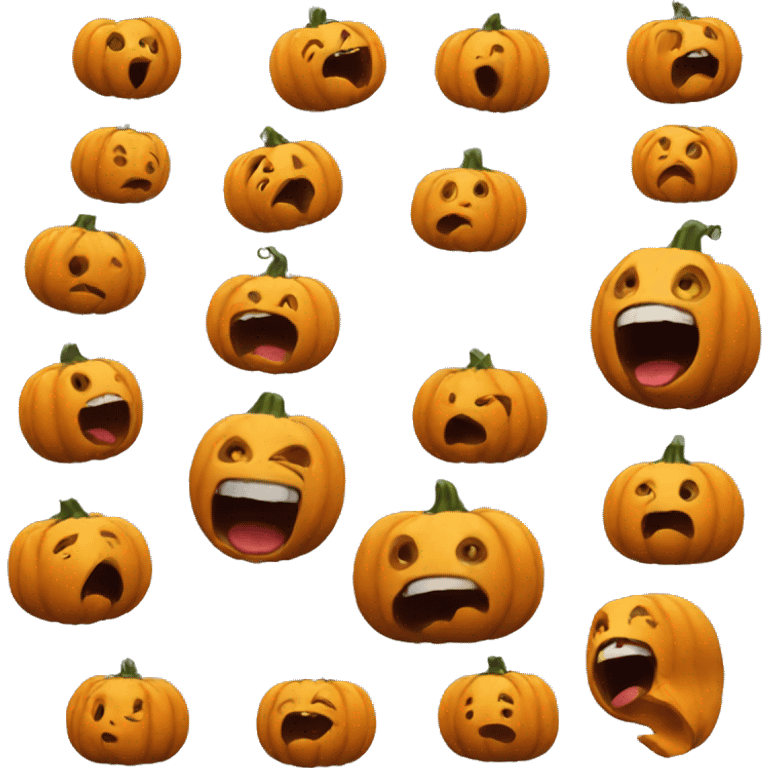 Someone screaming PUMPKIN meme emoji