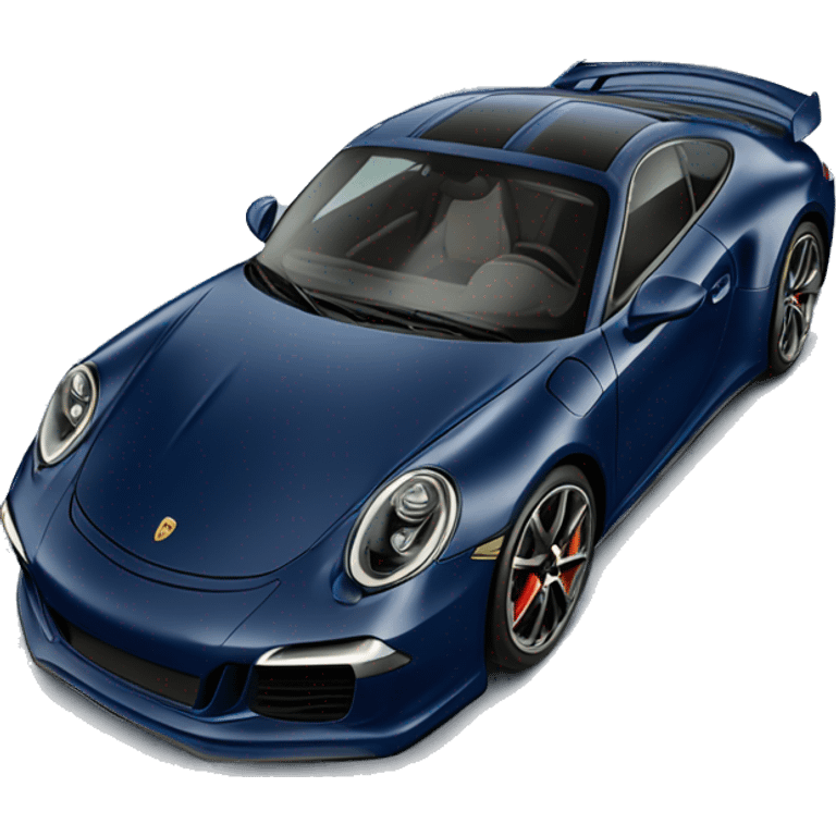 Navy blue porche 911 gts emoji