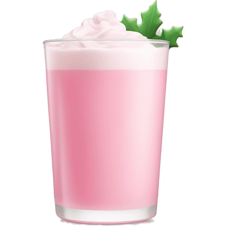 pastel pink christmas  drink emoji