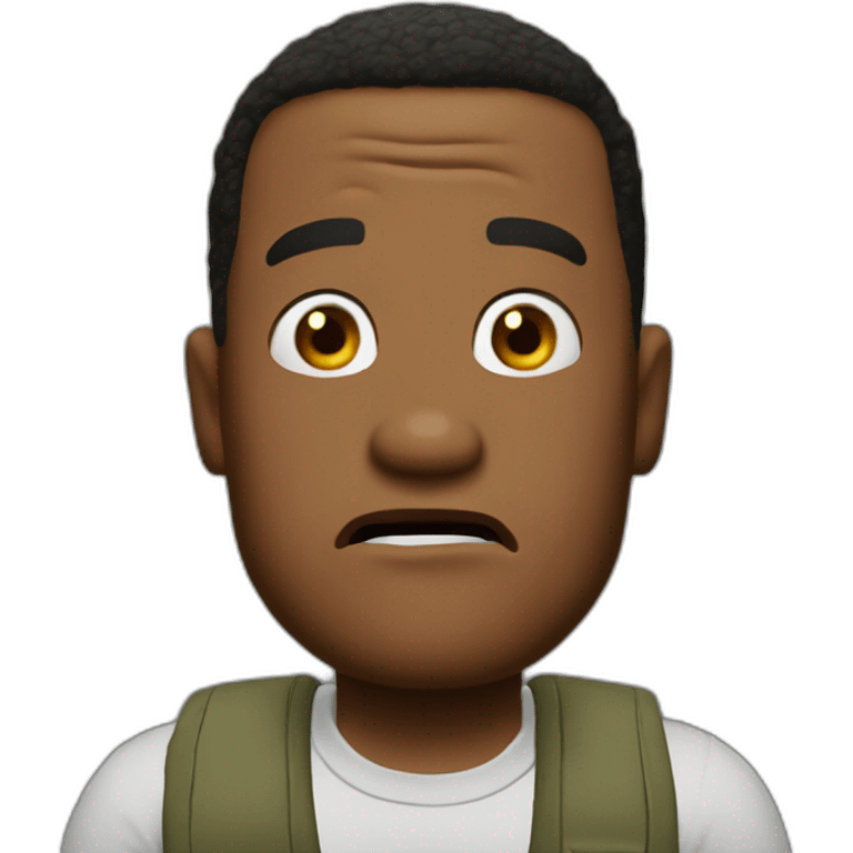 Surprised Carl Johnson emoji