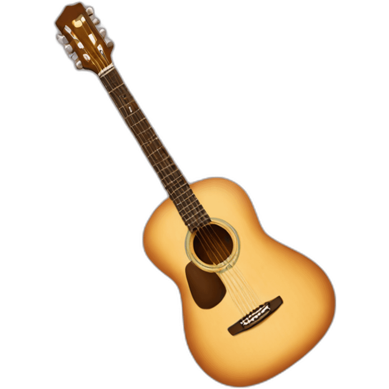 Acoustic guitar emoji