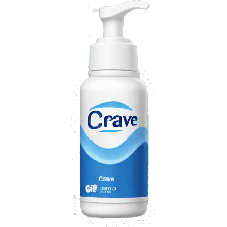 rectangular bottle foam cerave emoji