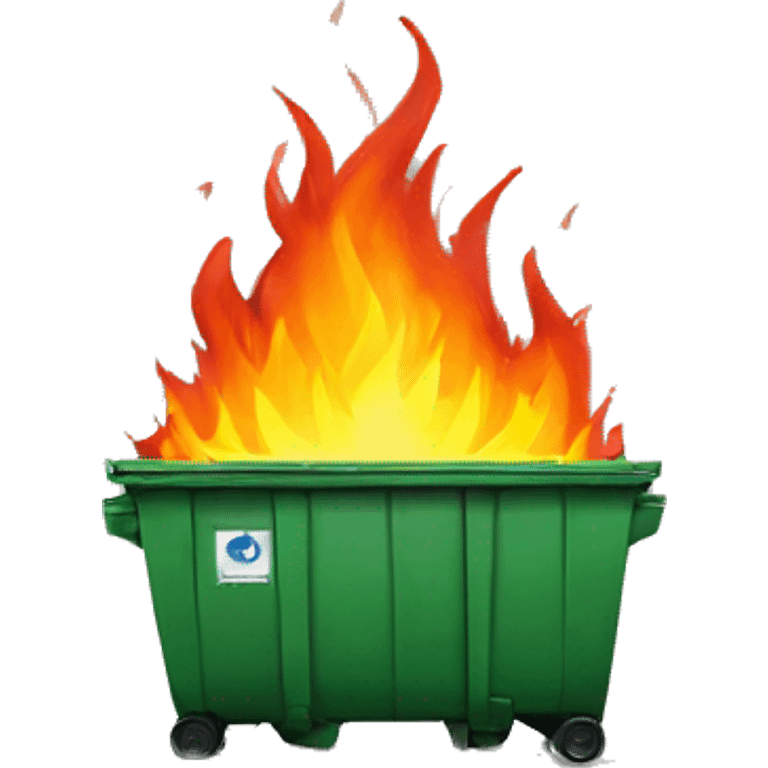 dumpster fire emoji