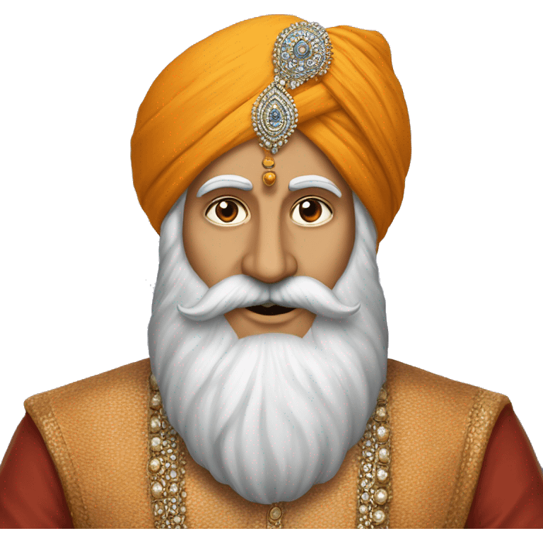 Maharaja Ranjit singh long beard emoji