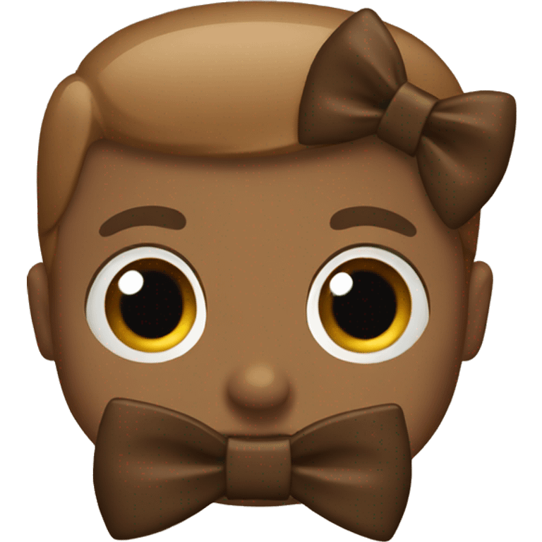 little brown bow emoji