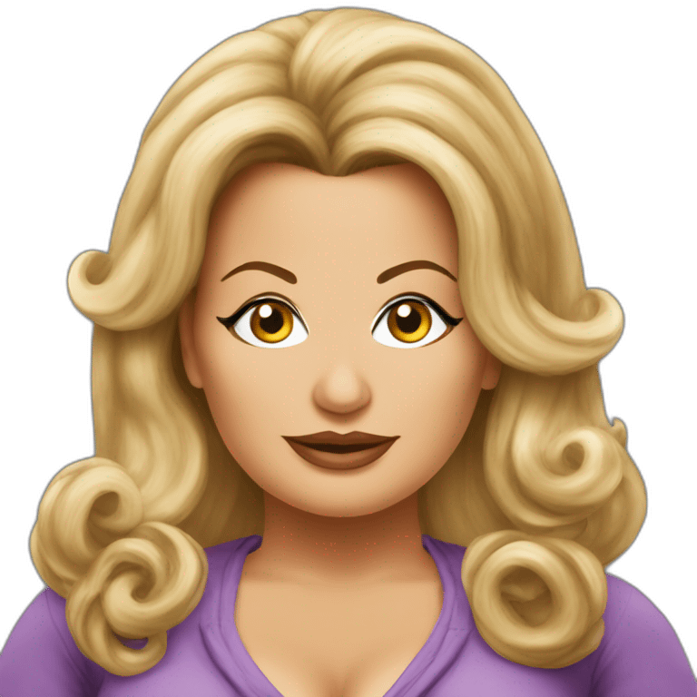 Jennifer Coolidge wigless emoji