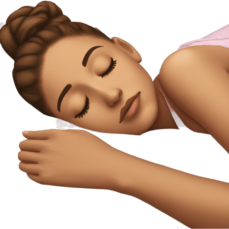 Ariana Grande sleeping emoji