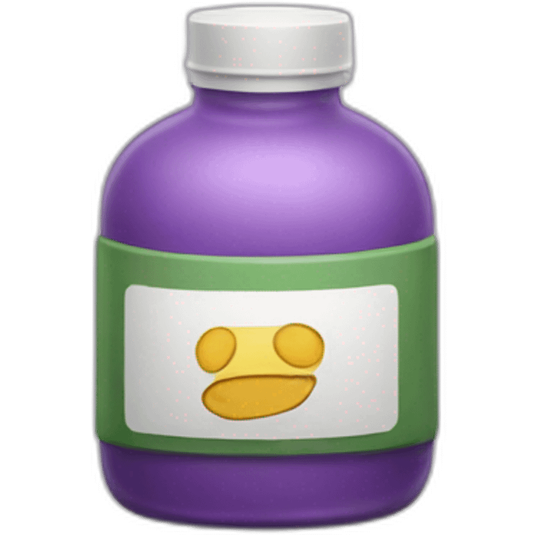 bottle of antidepressants emoji