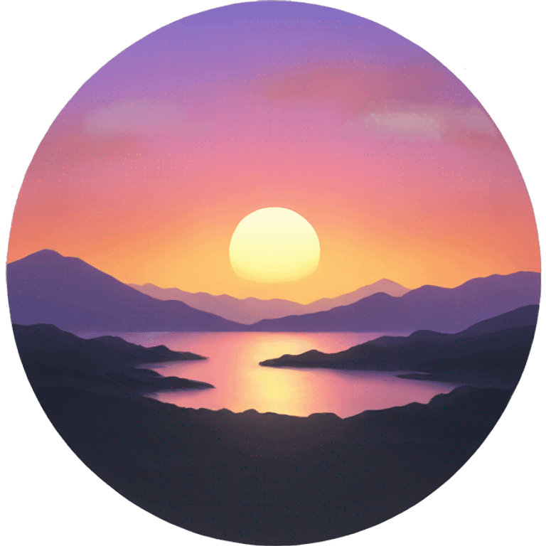 sunset emoji