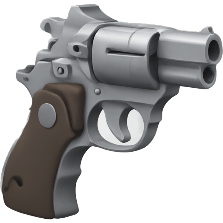 pistol with grey bow emoji