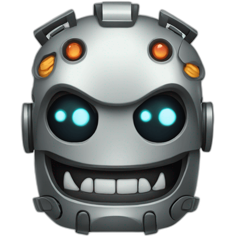 robot evil smile emoji