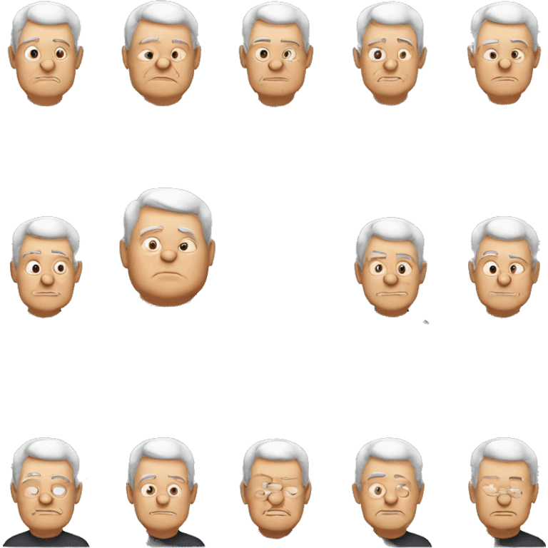 obese elderly man emoji