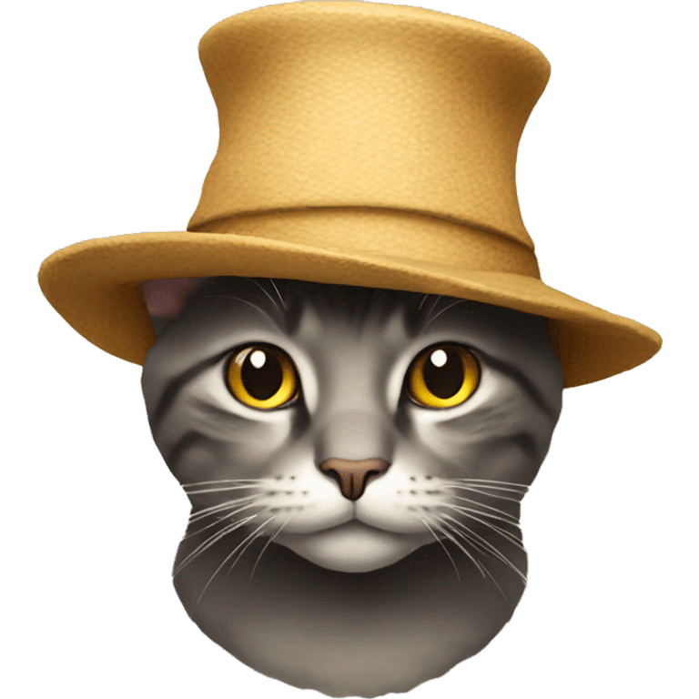 cat wit a hat emoji