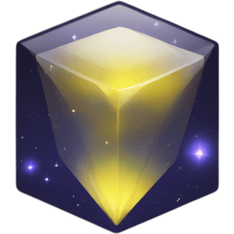 yellow square gem space-like emoji