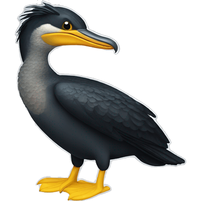 Great cormorant emoji