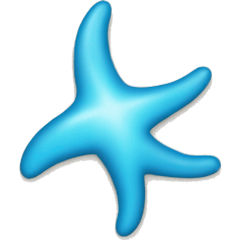 Beach blue star water emoji