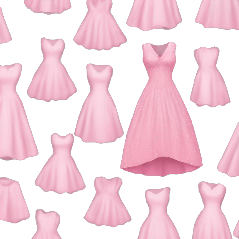 Pink couture dress d emoji