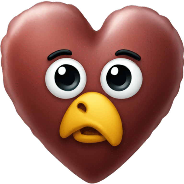 Turkey heart  emoji