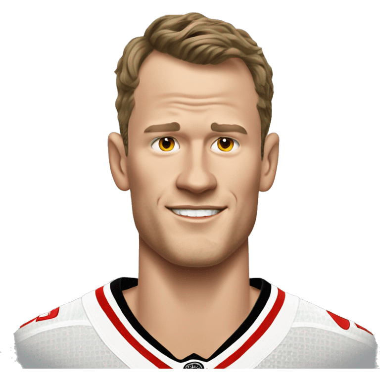 Jonathan Toews as beach bum emoji