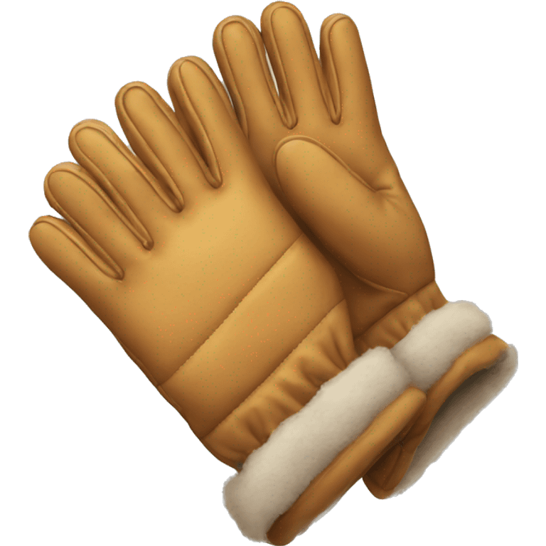 winter gloves emoji