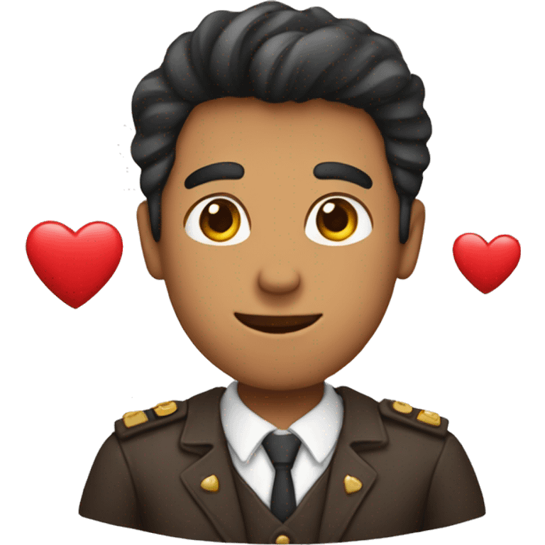 Hombre con un corazón  emoji