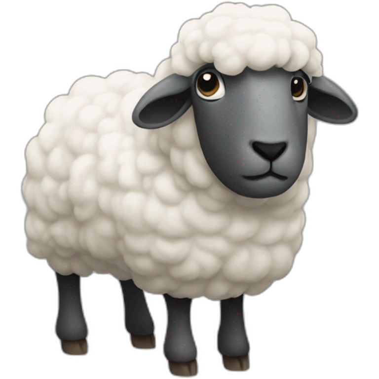 Sheep in a cimetary  emoji