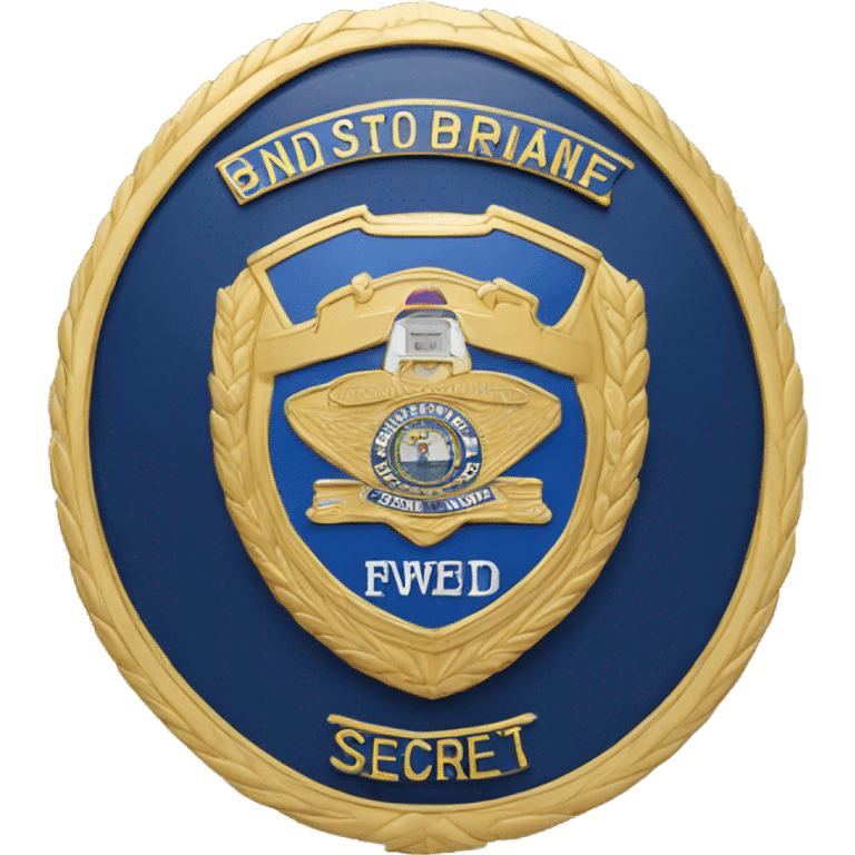 Brisbane Northside Secret police department badge emoji