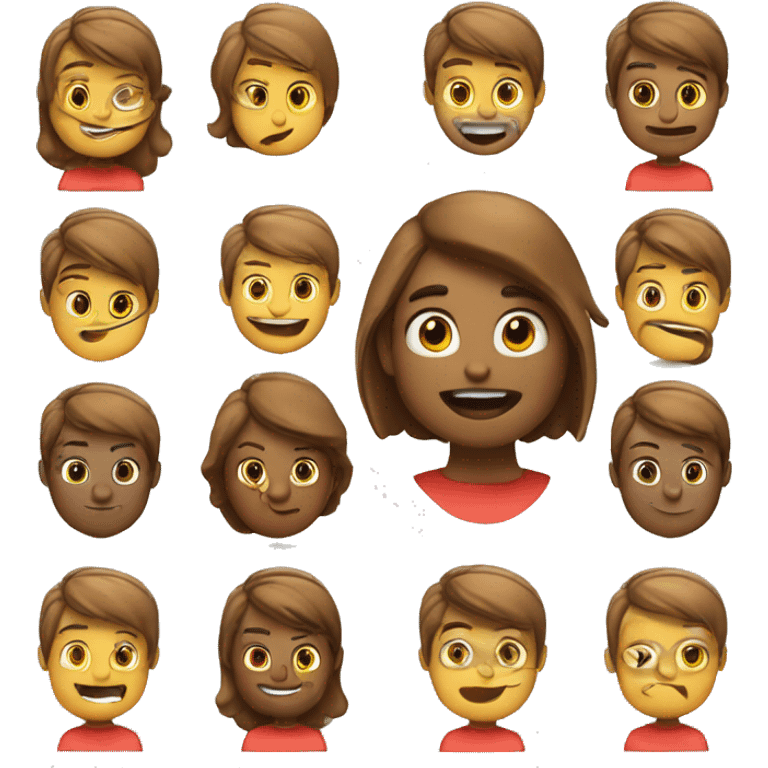 Um emoji a celebrar um aniversário com um coração  emoji