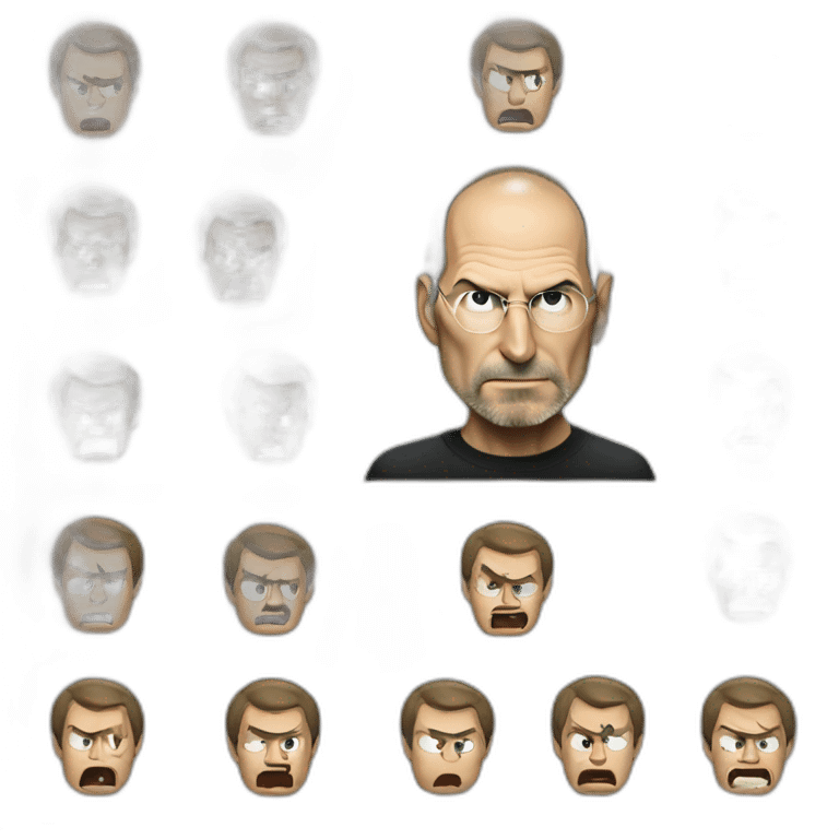 angry steve jobs emoji