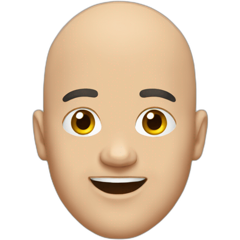 Bald Rugby emoji