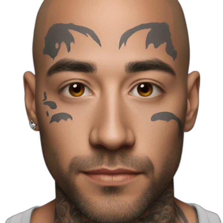 man face tattoos emoji