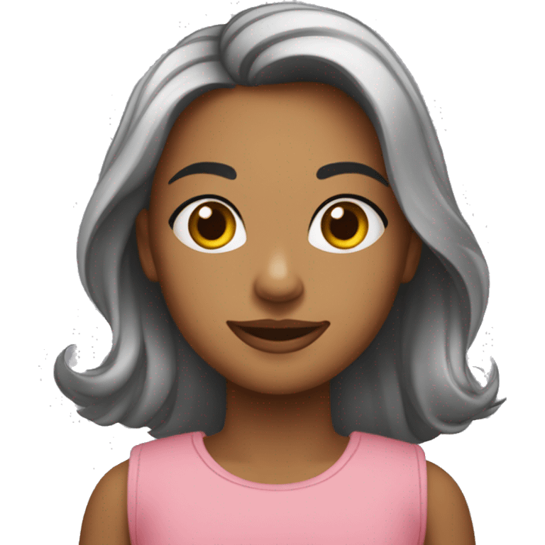 Mulher dizendote amo meu pedacinho de estresse  emoji