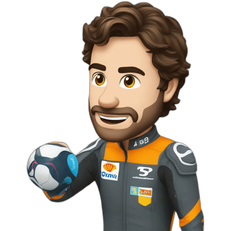 Alonso ganando la 33 emoji