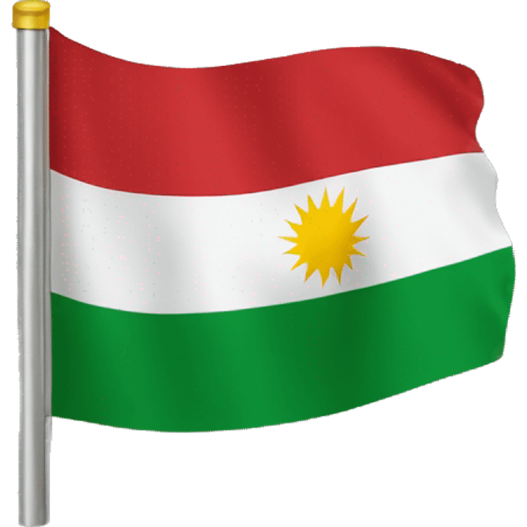 Kurdistan flag emoji emoji