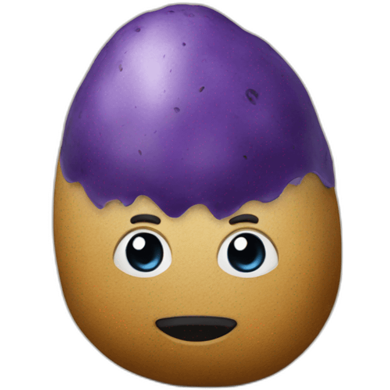 blue-potato emoji