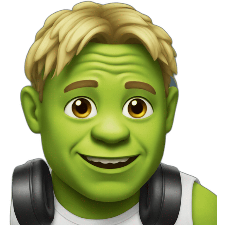 Dj shrek emoji