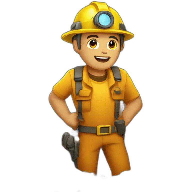 gold mining cave emoji