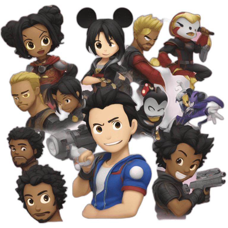 Anime mickey TOKYO REVENGERS with swade emoji