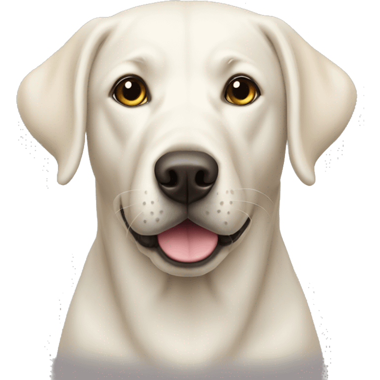 white Labrador emoji