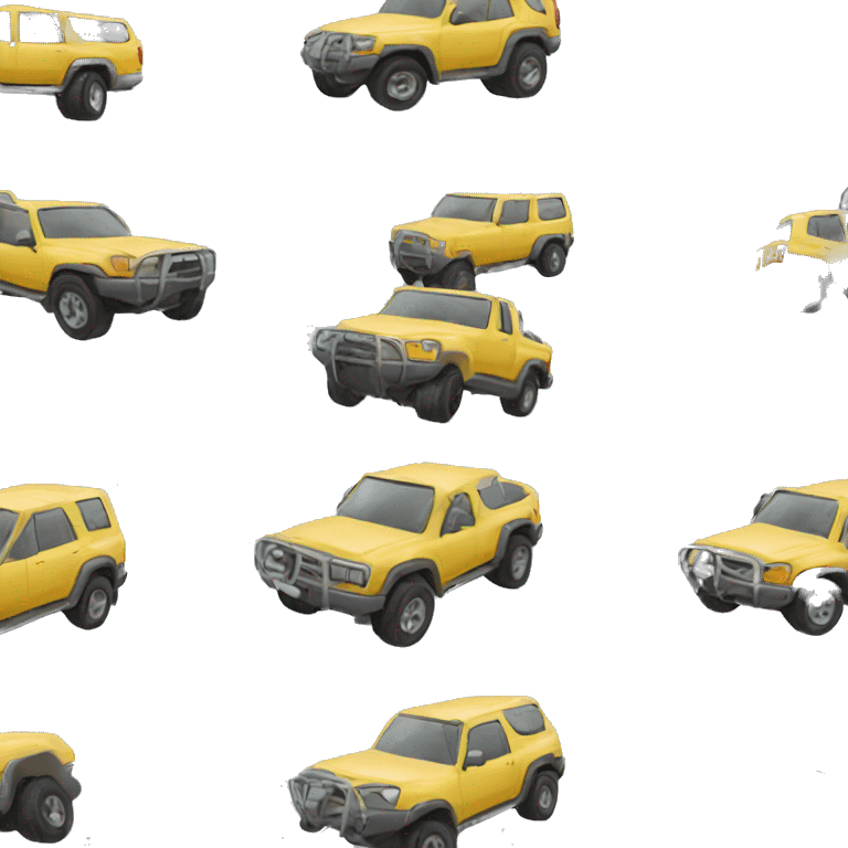 Make an emoji of a 4wd car emoji