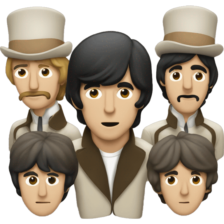 The Beatles band  emoji