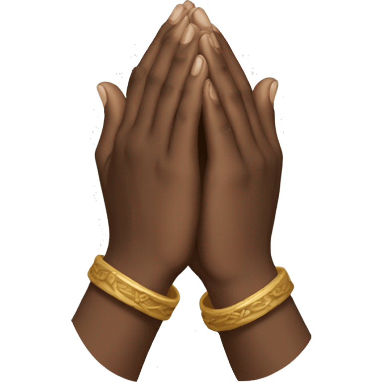 Prayed hands emoji