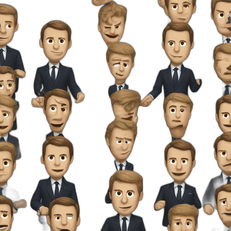 Macron puppets emoji