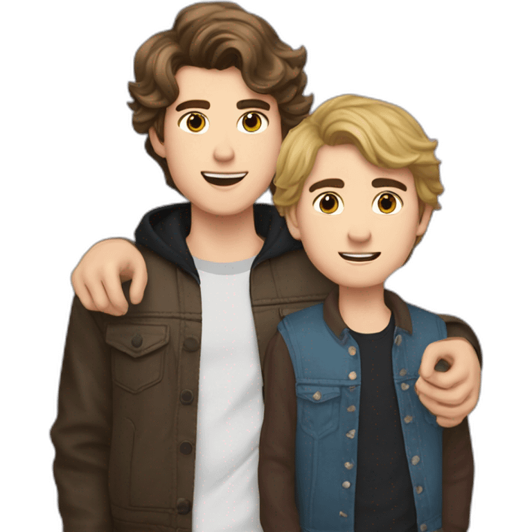 taylor zakhar perez and nicholas galitzine emoji