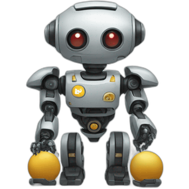 ki robot with an knowledge symbol emoji