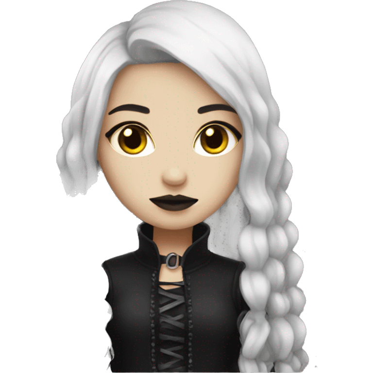 Goth girl emoji emoji